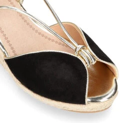 Alpargata Mujer Cuña De 3cm Tipo SANDALIA. -Okaaspain alpargata mujer cuna tipo sandalia lona 3 centimos microfibra 17