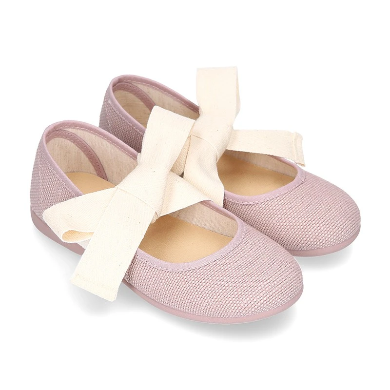 Bailarina O Mercedita Niña Tipo Angelito En LINO De Vestir Con Lazo Grande. 13 Bailarina O Mercedita Niña Tipo Angelito En LINO De Vestir Con Lazo Grande. - Imagen 11