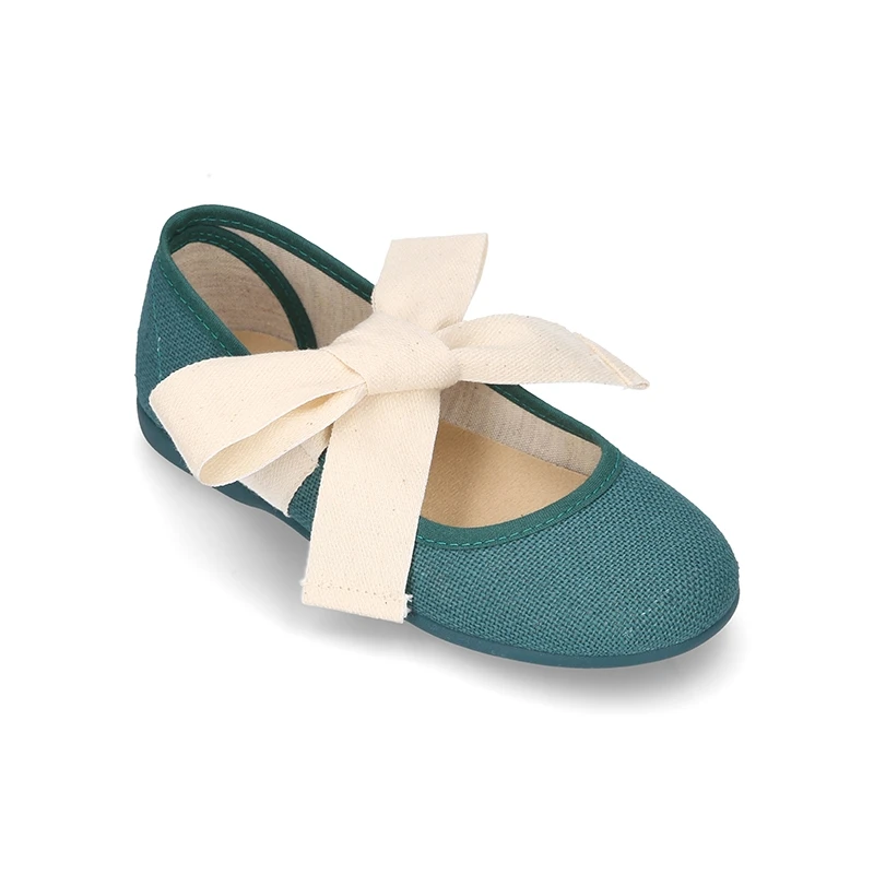 Bailarina O Mercedita Niña Tipo Angelito En LINO De Vestir Con Lazo Grande. 10 Bailarina O Mercedita Niña Tipo Angelito En LINO De Vestir Con Lazo Grande. - Imagen 8