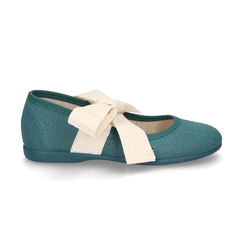 Bailarina O Mercedita Niña Tipo Angelito En LINO De Vestir Con Lazo Grande. 11 Bailarina O Mercedita Niña Tipo Angelito En LINO De Vestir Con Lazo Grande. - Imagen 9