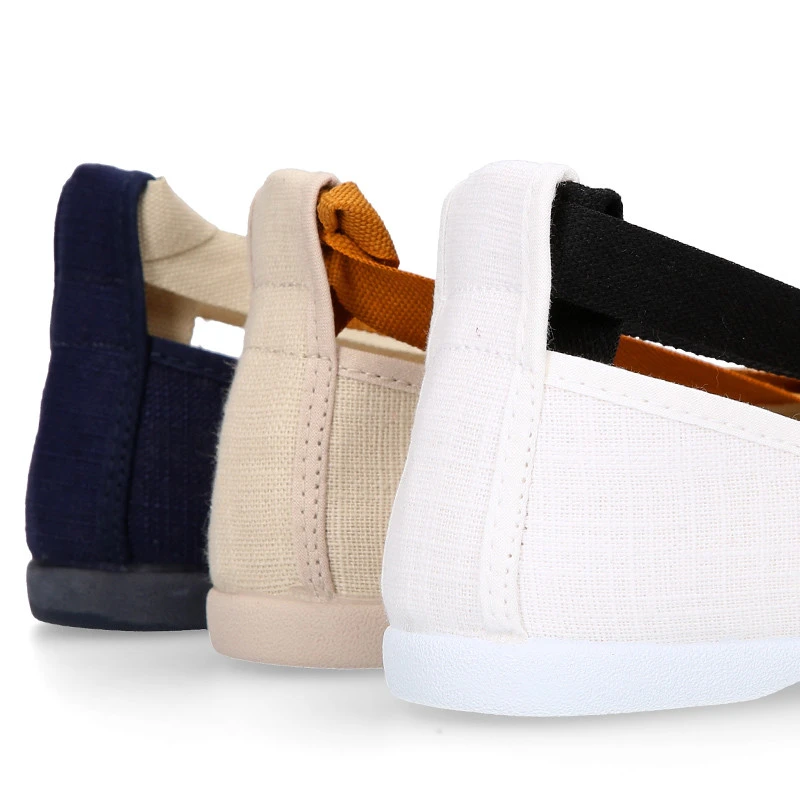 Bailarina Niñas Tipo Goyesca Con Cintas En Lona Lino. 11 Bailarina Niñas Tipo Goyesca Con Cintas En Lona Lino. - Imagen 9