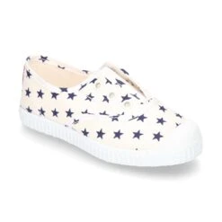 Okaaspain -Okaaspain bamba de lona con estrrellas elastico y puntera de goma 1