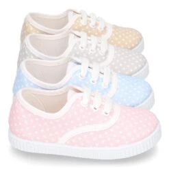 Bamba En Lona Con Cordones Y Estampado Lunares En Pasteles. 38 Bamba En Lona Con Cordones Y Estampado Lunares En Pasteles. -Okaaspain bamba en lona con cordones y estampado lunares en pasteles 16