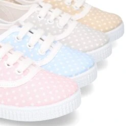 Bamba En Lona Con Cordones Y Estampado Lunares En Pasteles. 31 Bamba En Lona Con Cordones Y Estampado Lunares En Pasteles. -Okaaspain bamba en lona con cordones y estampado lunares en pasteles 9