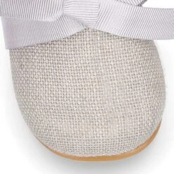 Blucher Niño LINO CEREMONIA Con Lazos. -Okaaspain blucher lino ceremonia 13