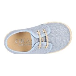 Blucher Niño Tipo Alpargata En LINO. -Okaaspain blucher tipo alpargata lino colores pasteles 18