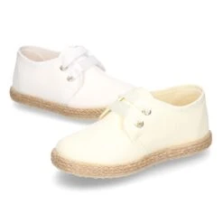Blucher Niño Tipo Alpargata Lona Seda CEREMONIA Cordones Lazo. 29 Blucher Niño Tipo Alpargata Lona Seda CEREMONIA Cordones Lazo. -Okaaspain blucher tipo alpargata lona seda ceremonia cordones lazo 10