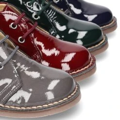 Bota Safari O Pisacacas Niño Con Cordones En Piel Charol. 28 Bota Safari O Pisacacas Niño Con Cordones En Piel Charol. -Okaaspain bota safari o pisacacas con cordones en piel charol 7