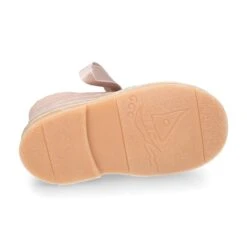 Bota Safari Niñas Con Cordones Seda Y Ondas En Piel Charol Combinada. -Okaaspain bota safari pisacacas nina ceremonia cierre cordones diseno ondas piel charol combinada 18