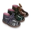 Botita Safari Niña En Piel Charol Perlado Con GLITTER Y Lazos De Terciopelo. 1 Botita Safari Niña En Piel Charol Perlado Con GLITTER Y Lazos De Terciopelo. -Okaaspain bota safari pisacacas nina piel charol perlado glitter lazos terciopelo