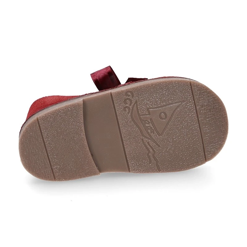 Botita Safari Niños FANTASÍA En Piel Serraje Con Lazos. 21 Botita Safari Niños FANTASÍA En Piel Serraje Con Lazos. - Imagen 19