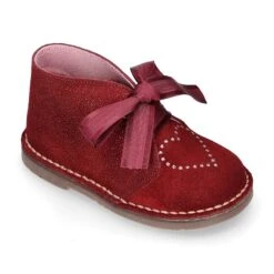 Botita Safari Niños FANTASÍA En Piel Serraje Con Lazos. 23 Botita Safari Niños FANTASÍA En Piel Serraje Con Lazos. -Okaaspain bota safari pisacacas ninos piel serraje fantasia cierre lazos 2