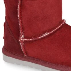 Botitas Niño Tipo Australianas En PIEL SERRAJE. -Okaaspain botas tipo australianas piel serraje forro pelo ninos ninas mujer 18