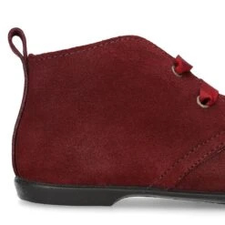 Botín Tipo BLUCHER Con Picados Y Lazos En Piel Serraje. -Okaaspain botin tipo blucher con picados y lazos en piel serraje 13