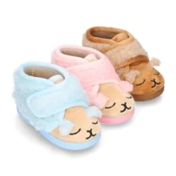 Botita De Casa Sin Cordones OVEJITA En Lana.