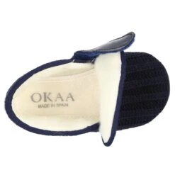 Botita De Casa Niños Sin Cordoneso En Lana. 38 Botita De Casa Niños Sin Cordoneso En Lana. -Okaaspain botita casa sin cordones cierre adherente oculto lana 17