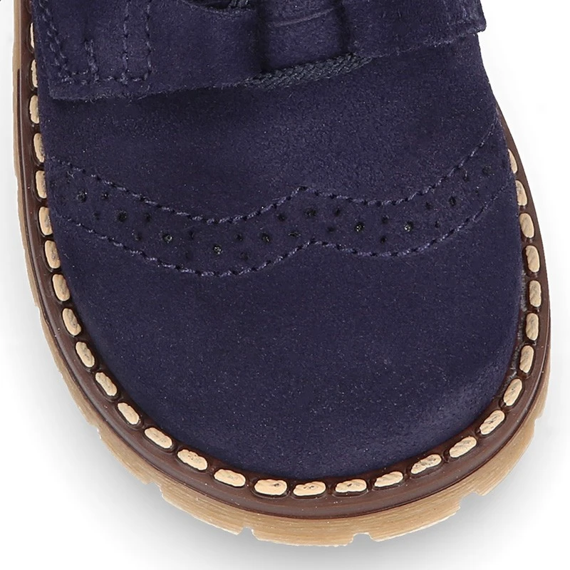 Botita Niño SPORT Tipo Inglesita Suela Montaña En Piel Serraje. 13 Botita Niño SPORT Tipo Inglesita Suela Montaña En Piel Serraje. - Imagen 11