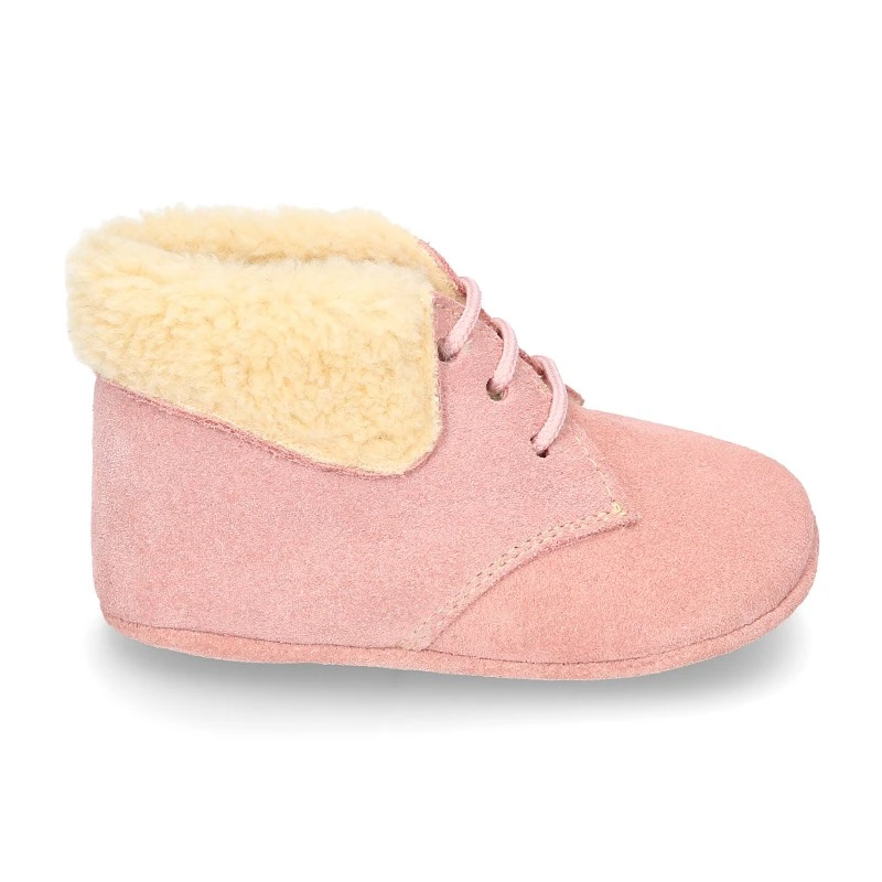 Nueva Botita Safari Bebé Con Forro De Borreguito Y Suela Antideslizante En Piel Serraje. 7 Nueva Botita Safari Bebé Con Forro De Borreguito Y Suela Antideslizante En Piel Serraje. - Imagen 5