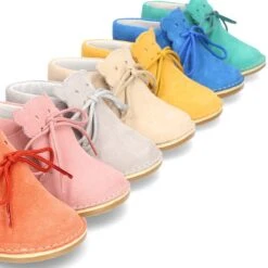 Botita Safari Bebé Osito Con Suela SUPER FLEXIBLE En Piel Serraje En Colores Pasteles. 32 Botita Safari Bebé Osito Con Suela SUPER FLEXIBLE En Piel Serraje En Colores Pasteles. -Okaaspain botita safari bebe osito con suela super flexible en piel serraje colores primavera 10