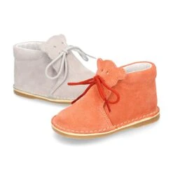 Botita Safari Bebé Osito Con Suela SUPER FLEXIBLE En Piel Serraje En Colores Pasteles. 40 Botita Safari Bebé Osito Con Suela SUPER FLEXIBLE En Piel Serraje En Colores Pasteles. -Okaaspain botita safari bebe osito con suela super flexible en piel serraje colores primavera 18