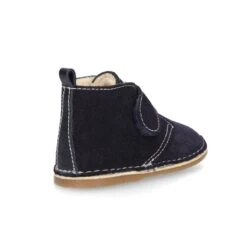 Botita Safari Bebé Sin Cordones Y Con BORREGO En Piel Serraje. -Okaaspain botita safari bebe sin cordones borrego piel serraje cierre adherente 8