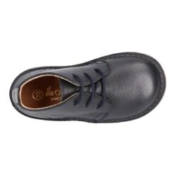 Botita Safari Niños Con Cordones En Piel En Color Marino. -Okaaspain botita safari ninos cordones piel azul marino suela super flexible 13