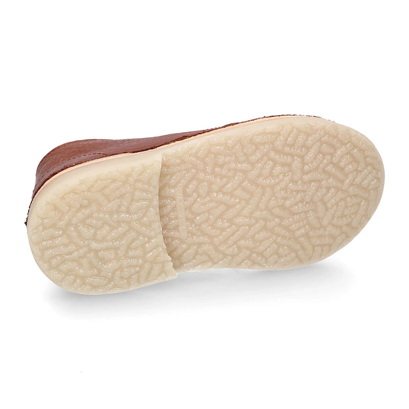 Botita Safari Niños Para Vestir Con Cordones En Piel Napa CUERO. 16 Botita Safari Niños Para Vestir Con Cordones En Piel Napa CUERO. - Imagen 14