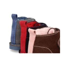 Botita Safari Niños Sin Cordones Con BORREGO Interior En Piel Serraje. -Okaaspain botita safari sin cordones borrego interior piel serraje cierre adherente 10