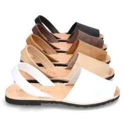 Menorquina Con Tira En Piel Para Niños Mayores Y Papás. -Okaaspain menorquina con tira en piel para ninos mayores y papas 15