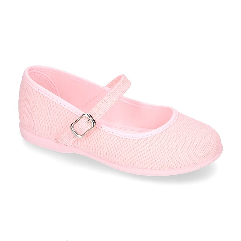 Mercedita Niña Con Hebilla Fina En LINO. 8 Mercedita Niña Con Hebilla Fina En LINO. - Imagen 6