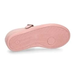 Mercedita Niña Estilizada En Lino Rosa Palo -Okaaspain mercedita nina estilizada cierre hebilla lino color rosa palo 13