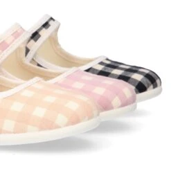 Mercedita Niña Con Cierre Adherente Y Botón En Lona VICHY. 32 Mercedita Niña Con Cierre Adherente Y Botón En Lona VICHY. -Okaaspain mercedita nina lona vichy cierre adherente boton 10