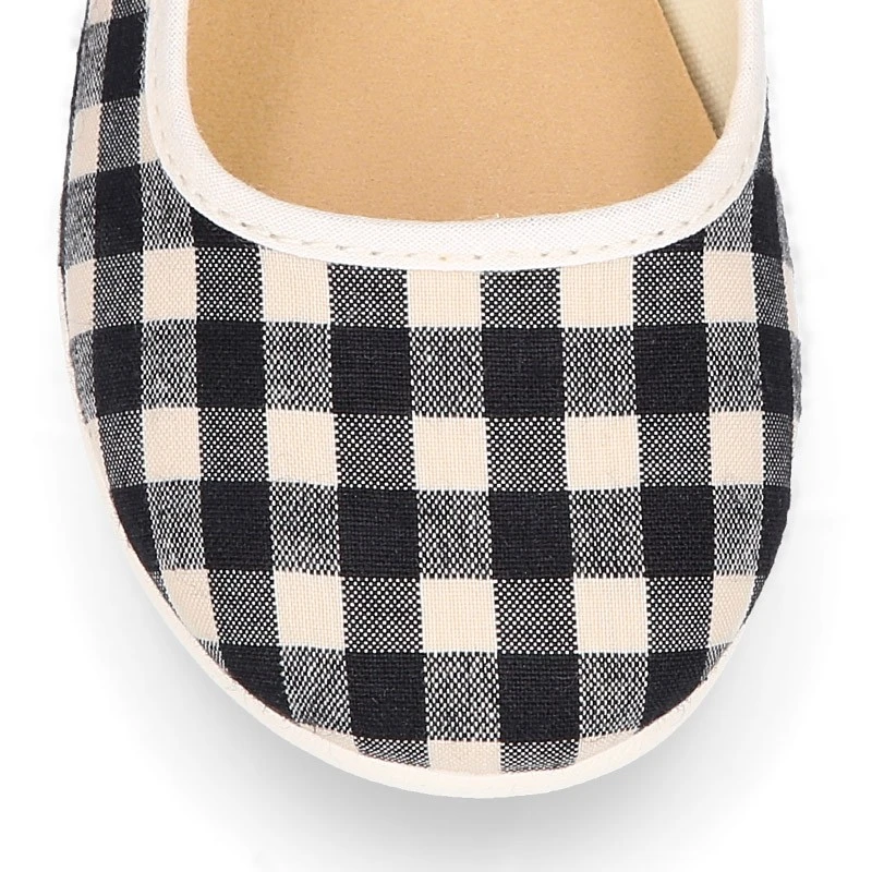 Mercedita Niña Con Cierre Adherente Y Botón En Lona VICHY. 16 Mercedita Niña Con Cierre Adherente Y Botón En Lona VICHY. - Imagen 14