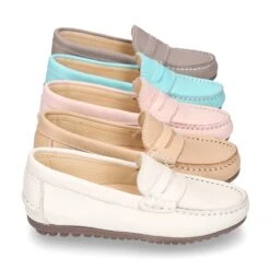 Mocasín Con Antifaz En Piel EXTRA SUAVE Y Colores Pasteles. -Okaaspain mocasin con antifaz en piel extra suave y colores pasteles 17