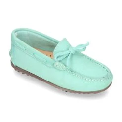 Mocasín Con Lazos En Piel Nobuck Para Mayores Piso Conductor. -Okaaspain mocasin con lazos en nobuck para mayores piso conductor 5