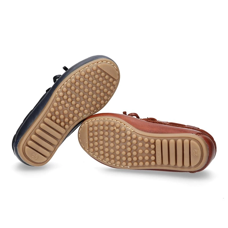 Mocasín Lazos Mayores En Piel Trabajada. 18 Mocasín Lazos Mayores En Piel Trabajada. - Imagen 16