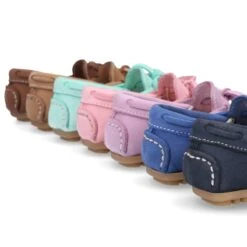 Mocasín Lazos Peques Piso Conductor En Piel Nobuck. -Okaaspain mocasin lazos peques piso conductor en nobuck 13