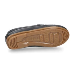 Mocasín Niño Clásico Con Diseño De Antifaz En Piel Azul Marino. -Okaaspain mocasin nino clasico diseno antifaz piso conductor piel azul marino 14