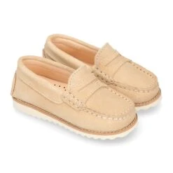 Mocasín Niño Antifaz Piel Serraje Y Suela Primavera Verano. 27 Mocasín Niño Antifaz Piel Serraje Y Suela Primavera Verano. -Okaaspain mocasin nino clasico piel serraje diseno antifaz suela primavera verano 6
