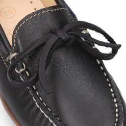 Mocasín Con Lazos En Piel EXTRA SUAVE. -Okaaspain mocasin nino diseno lazos piel extra suave 8