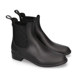 Botín Agua Con Elástico Cuadrillé Para Niñas Mayores Y Mamás.