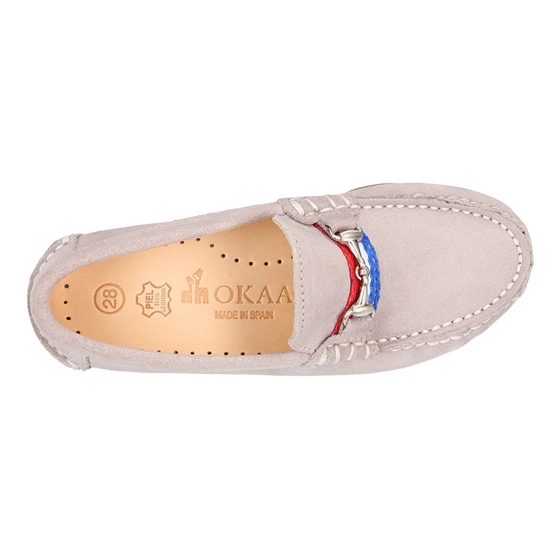 Mocasín Mayores Con Bandera Y Estribo En Piel Serraje. 18 Mocasín Mayores Con Bandera Y Estribo En Piel Serraje. - Imagen 16