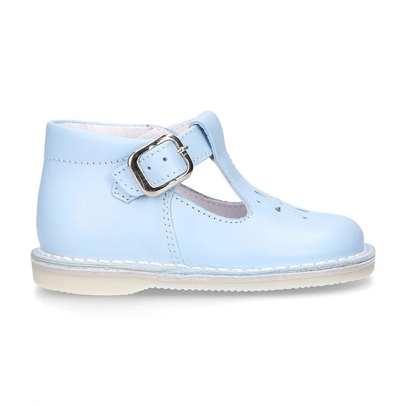 Pepito Estilo VINTAGE Con Hebilla Y Picado En Piel. 4 Pepito Estilo VINTAGE Con Hebilla Y Picado En Piel. - Imagen 2