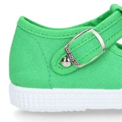 Pepito Niño En Lona Piqué Con Hebilla Y Piso Tipo Bamba. -Okaaspain pepito en lona con hebilla y piso bamba 19