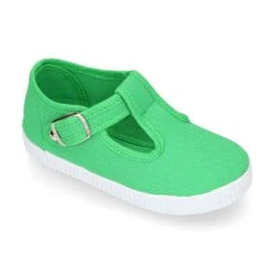 Pepito Niño En Lona Piqué Con Hebilla Y Piso Tipo Bamba. -Okaaspain pepito en lona con hebilla y piso bamba 7