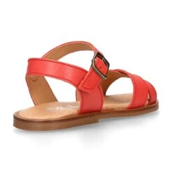 Sandalia Niña Con Tiras En Piel EXTRA SUAVE. -Okaaspain sandalia nina vestir tiras cruzadas piel extra suave 5