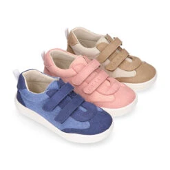 Zapatilla Niños En Lona Canvas Respetuoso De Okaa Flex Casual.
