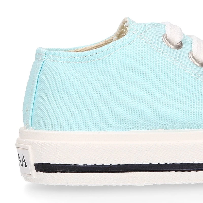 Zapatilla Niños CASUAL Con Puntera Y Cordones En Colores Pasteles. 17 Zapatilla Niños CASUAL Con Puntera Y Cordones En Colores Pasteles. - Imagen 15