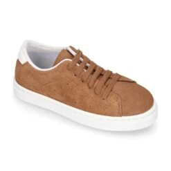 Okaaspain -Okaaspain zapatilla ninos ninas okaa cierre cordones piel serraje 1