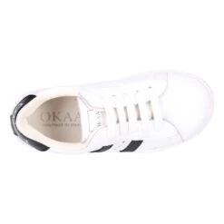 Zapatilla Niños Colegial OKAA Con Cordones, Rayas Laterales Y Puntera Reforzada En Piel Lavable. 34 Zapatilla Niños Colegial OKAA Con Cordones, Rayas Laterales Y Puntera Reforzada En Piel Lavable. -Okaaspain zapatilla ninos ninas okaa cordones rayas laterales puntera reforzada piel lavable 15